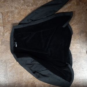 Grind large button up sweatshirt coat well insulated and warm.